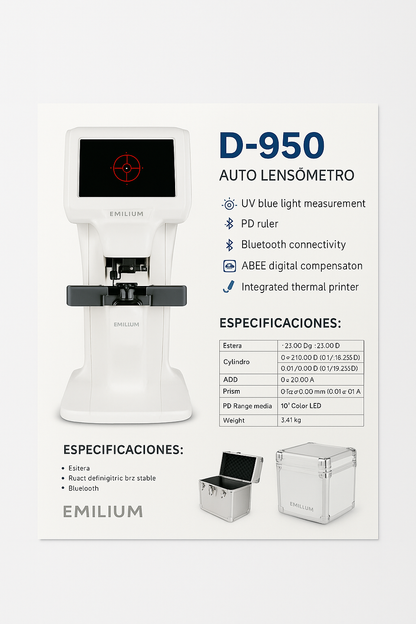 D-950 AUTOLENSOMETRO